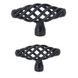Maxbell 3 Twist Spiral Kitchen Cabinet Drawer Dresser Cupboard Door Handle Pull Knob 5cm