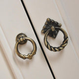 Maxbell 3 Pairs Vintage Cabinet Drawer Dresser Cupboard Pull Handle Knob with Screws