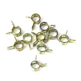 Maxbell 40 x Spring Clip Fuel Hose Line Air Tube Clamps Fastener Diameter 6mm