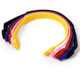 Maxbell 4xSilicone Eyeglasses Strap Glasses Sunglasses Sports Band Cord Holder for Children- Black