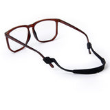 Maxbell 4xSilicone Eyeglasses Strap Glasses Sunglasses Sports Band Cord Holder for Children- Black