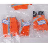 Maxbell 2Pairs Elastic Pet Dog Fluorescent Safety Leg Bands Knee Cap Reflective Strips L
