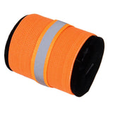 Maxbell 2Pairs Elastic Pet Dog Fluorescent Safety Leg Bands Knee Cap Reflective Strips L