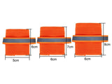 Maxbell 2Pairs Elastic Pet Dog Fluorescent Safety Leg Bands Knee Cap Reflective Strips L