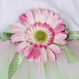 Maxbell Maxbell Cute Pet Dog Tutu Dress Sunflower Lace Skirt Princess Clothes Party Dress Size S