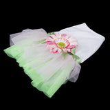 Maxbell Maxbell Cute Pet Dog Tutu Dress Sunflower Lace Skirt Princess Clothes Party Dress Size S