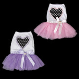 Maxbell Maxbell Cute Puppy Pet Dog Dress Lace Skirt Princess Dress Small Medium Dog Pink S