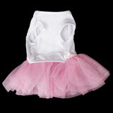 Maxbell Maxbell Cute Puppy Pet Dog Dress Lace Skirt Princess Dress Small Medium Dog Pink S