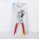 Maxbell Leather Hole Punch Hand Plier with 6 Sized Tubes for Heavy Duty Belt Watch Band Holes