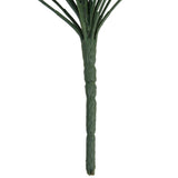 Maxbell 3 Bunch Artificial Green Boston Fern Plastic Grass Leaves Plant for Home Wedding Arrangement Decoration Size L