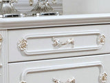 Maxbell 1 Pair Left+Right Antique Silver Cabinet Drawer Closet Bin Handle Pull Knob 88mm