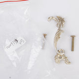 Maxbell 1 Pair Left+Right Antique Silver Cabinet Drawer Closet Bin Handle Pull Knob 88mm