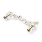 Maxbell 1 Pair Left+Right Antique Silver Cabinet Drawer Closet Bin Handle Pull Knob 88mm