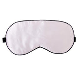 Maxbell Fashionable Soft Comfortable Silk Eye Mask Sleeping Eye Patch Adjustable Elastic Head Strap Travel Aid Eye Mask Pink