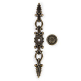 Maxbell 7xRoyal Antique Cupboard Cabinet Drawer Door Pull Handle 175mm 2 colors Bronze