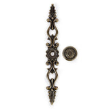 Maxbell Home Bedroom Cabinet Drawer Cupboard Decor Antique Brass Pull Handle Pack of 4PCS with 4 Mounting Screws - Aladdin Shoppers