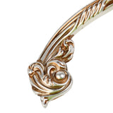 Maxbell 1 Pair Left + Right Antique Silver Phoenix Design Handle Drawer Pull Knobs