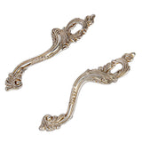 Maxbell 1 Pair Left + Right Antique Silver Phoenix Design Handle Drawer Pull Knobs