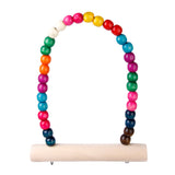 Maxbell Chew Toy Teeth Clean+2 Colorful Swings for Bird Parrot Parakeet Cockatiel Budgie