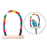 Maxbell Chew Toy Teeth Clean+2 Colorful Swings for Bird Parrot Parakeet Cockatiel Budgie