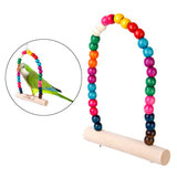 Maxbell Chew Toy Teeth Clean+2 Colorful Swings for Bird Parrot Parakeet Cockatiel Budgie