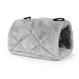 Maxbell Maxbell Gray Parrot Bird Hammock Hanging Cave Cage Plush Snuggle Happy Hut Tent Bed Bunk Parrot Toy M