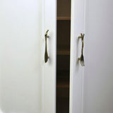 Maxbell 12xAntique Bronze Creative Spoon Design Kitchen Cabinet Closet Drawer Pull Handle 76mm