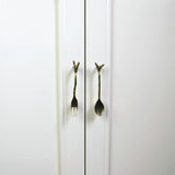Maxbell 12xAntique Bronze Creative Spoon Design Kitchen Cabinet Closet Drawer Pull Handle 76mm