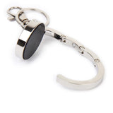 Maxbell 2xHandbag Hook Hanger Bag Holder Butterfly Pattern with Key Ring