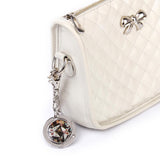 Maxbell 2xHandbag Hook Hanger Bag Holder Butterfly Pattern with Key Ring