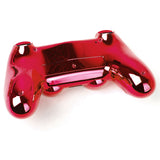 Maxbell Full Housing Shell Case Button for PS4 Controller - Red + 2x Thumbsticks