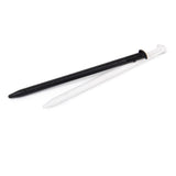Maxbell 2pcs Plastic Stylus Touch Screen Pen for New Nintendo 3DS White & Black