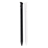 Maxbell 2pcs Plastic Stylus Touch Screen Pen for New Nintendo 3DS White & Black