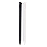 Maxbell 2pcs Plastic Stylus Touch Screen Pen for New Nintendo 3DS White & Black