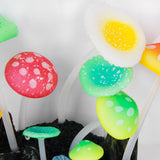 Maxbell 4x Aquatic Plastic Grass Plants+Artificial Mushroom Coral Aquarium Fish Tank DIY