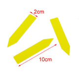 Maxbell 100 x Plastic Garden Plant Labels Nursery Stake Tags Plant Care Tools Yellow