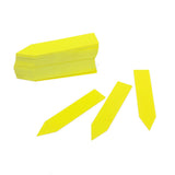 Maxbell 100 x Plastic Garden Plant Labels Nursery Stake Tags Plant Care Tools Yellow