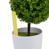 Maxbell 100 x Plastic Garden Plant Labels Nursery Stake Tags Plant Care Tools Yellow