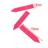 Maxbell 100 x Plastic Garden Plant Labels Nursery Stake Tags Plant Care Tools Pink