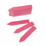Maxbell 100 x Plastic Garden Plant Labels Nursery Stake Tags Plant Care Tools Pink