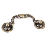 Maxbell 14xAntique brass Cabinet Closet Door Drawer Bin Pull Handles Knob 96mm