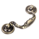 Maxbell 14xAntique brass Cabinet Closet Door Drawer Bin Pull Handles Knob 96mm