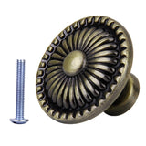 Maxbell 4xVintage Cabinet Door Drawer Bin Handle Pull Knob Hardware - Antique Bronze