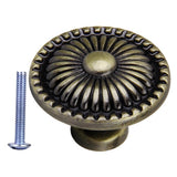 Maxbell 4xVintage Cabinet Door Drawer Bin Handle Pull Knob Hardware - Antique Bronze