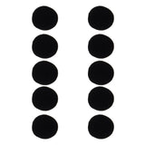 Maxbell 32x5 Pairs Black Replacement Ear Cushion Pads for Sony MDR-Q55 MDR-Q21LP Q22 Q68 Q38 BT140Q