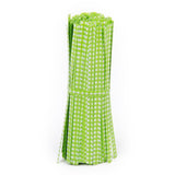 Maxbell 500 pcs Twist ties for Cello Wedding Party Candy Bag or General Use - Green with white grids - Aladdin Shoppers