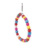 Maxbell Bird Toys Swing Hanging Ring w/Hook +Chew Toy Teeth Clean for Cockatiels Parrot