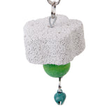 Maxbell Bird Toys Swing Hanging Ring w/Hook +Chew Toy Teeth Clean for Cockatiels Parrot