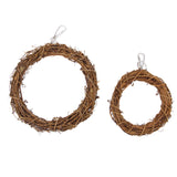 Maxbell Maxbell 15cm Bird Toys Rattan Woven Swing Hanging Ring with A hook for Cockatiels And Swing Parrot