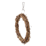 Maxbell Maxbell 15cm Bird Toys Rattan Woven Swing Hanging Ring with A hook for Cockatiels And Swing Parrot